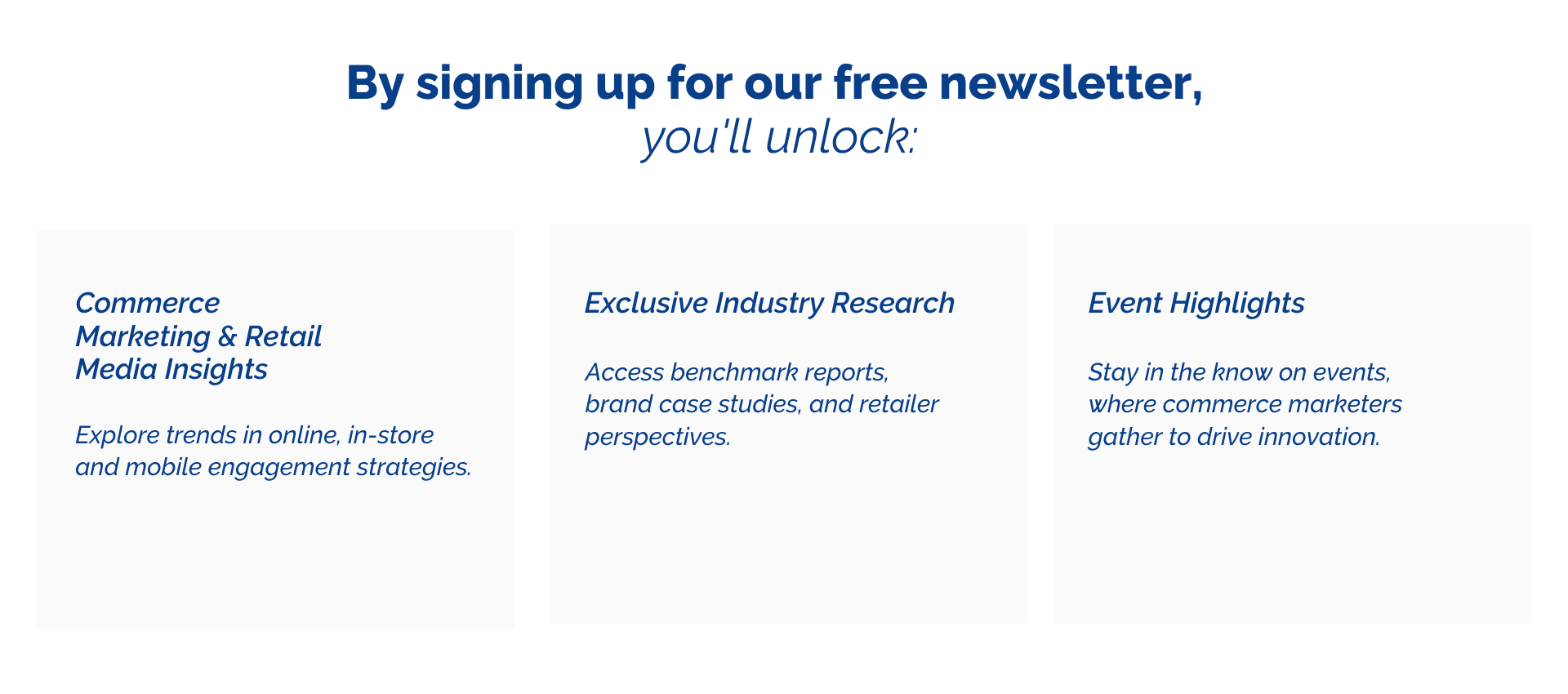 Subscribing