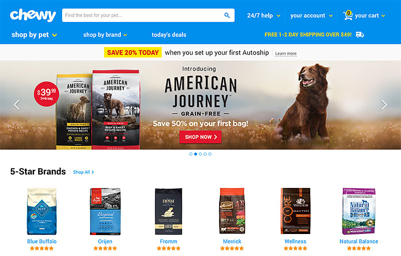 American journey hot sale petsmart