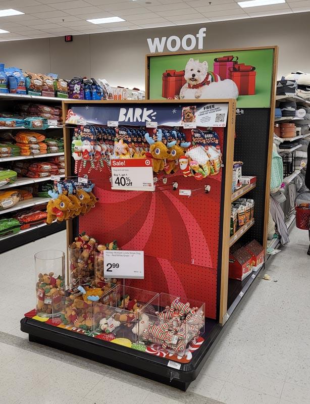 Target bark clearance toys