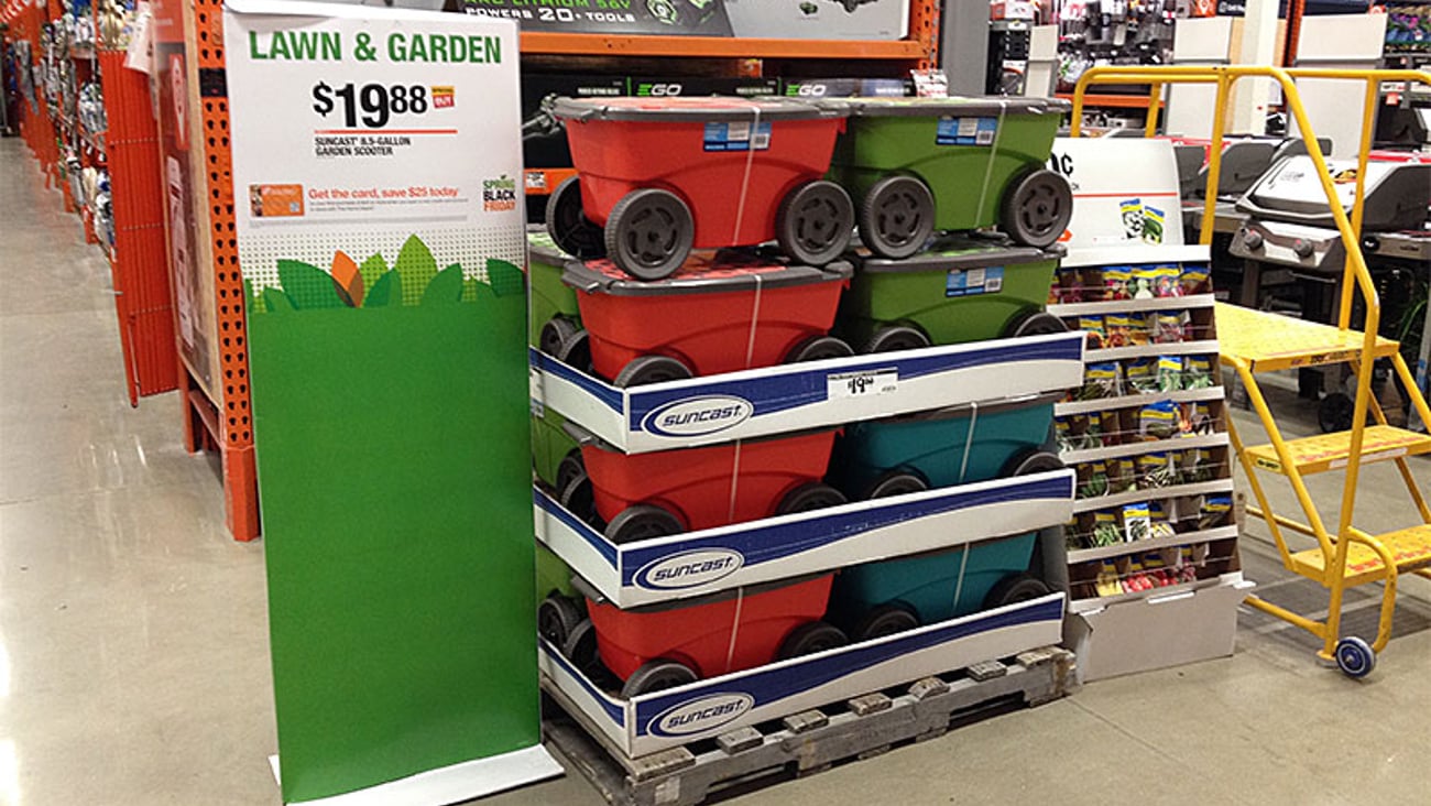 Home Depot 'Spring Black Friday' Standee