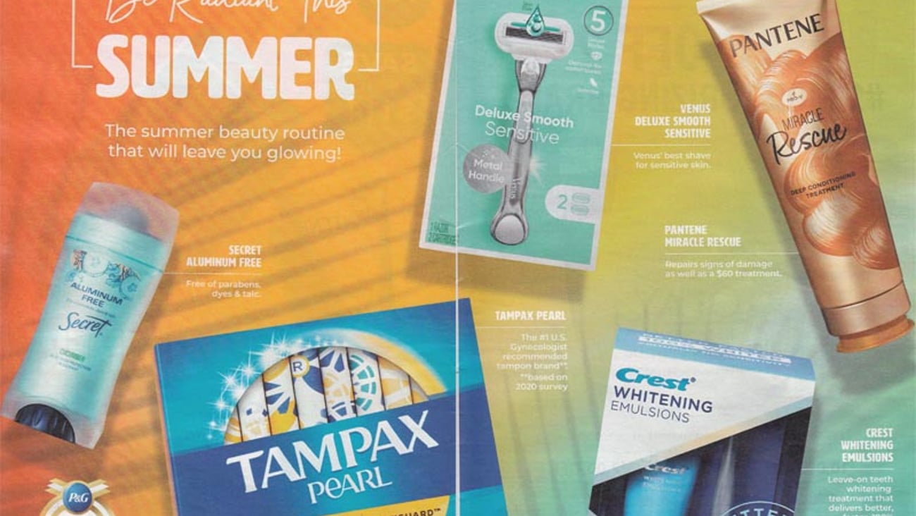 P&G 'Be Radiant This Summer' FSI