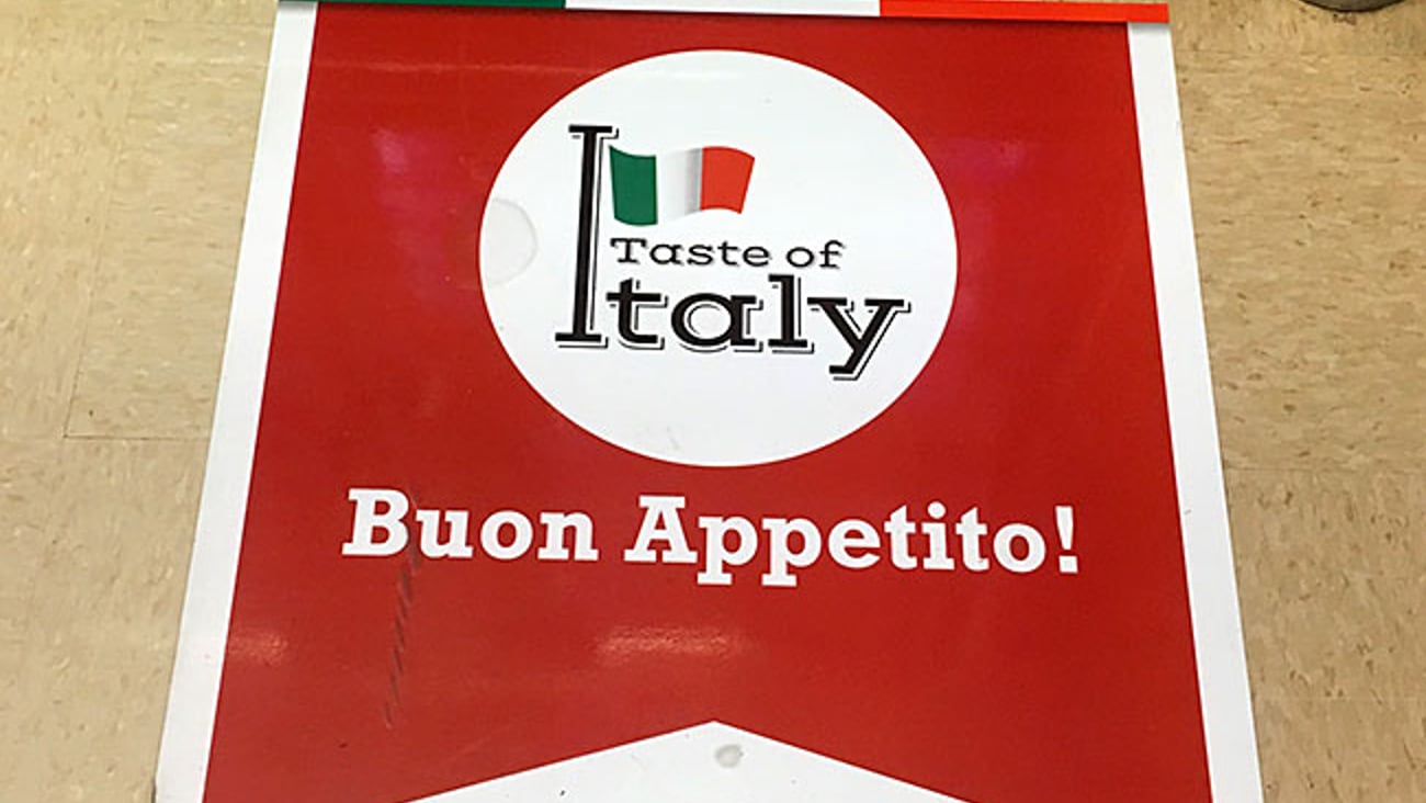 Fry's 'Buon Appetito' Floor Cling