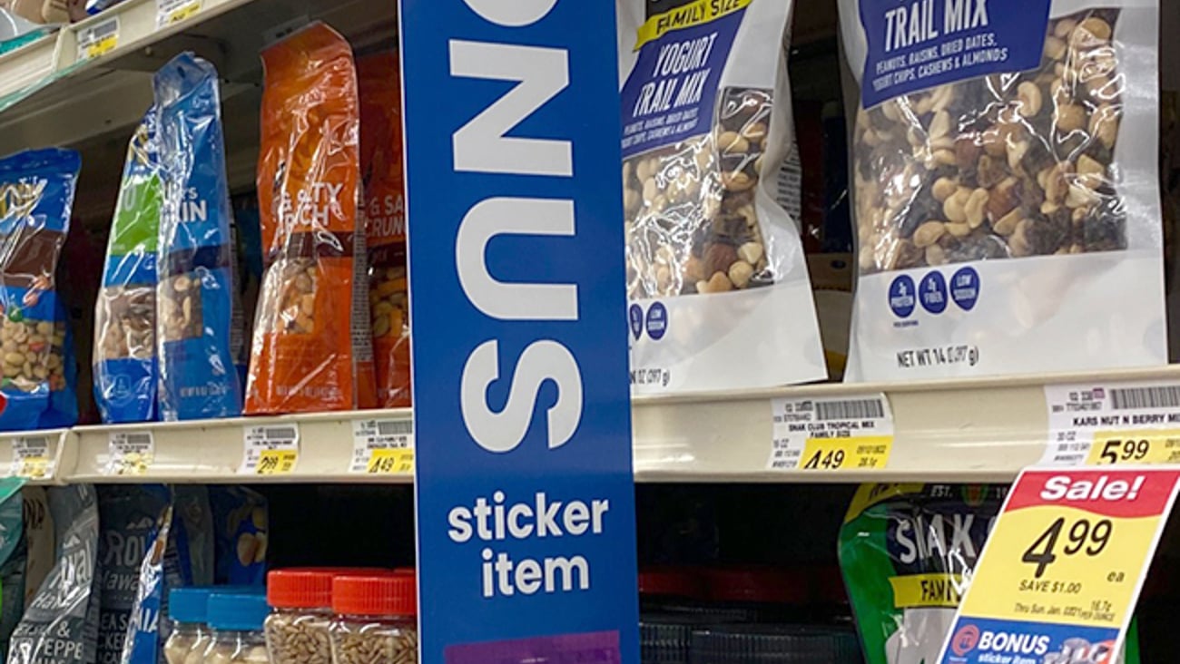 MasterChef Albertsons 'Bonus Sticker Item' Violator