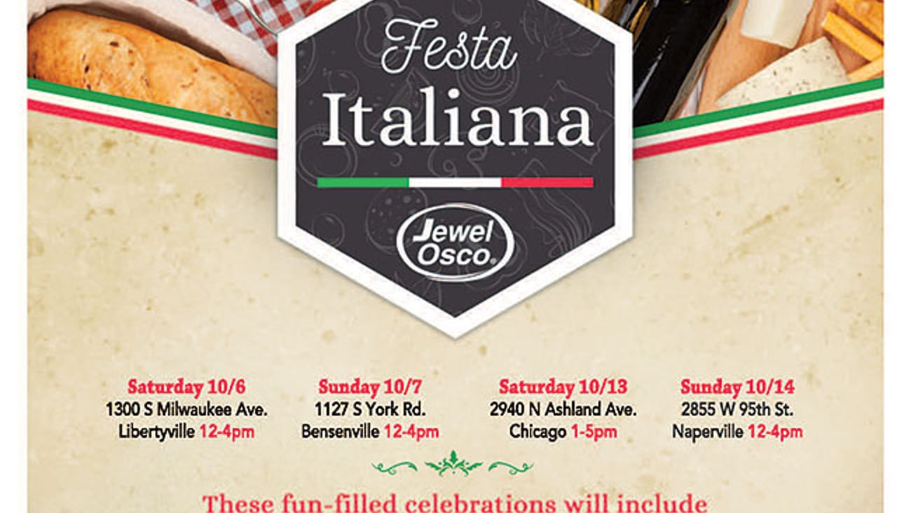 Jewel-Osco 'Festa Italiana' Circular