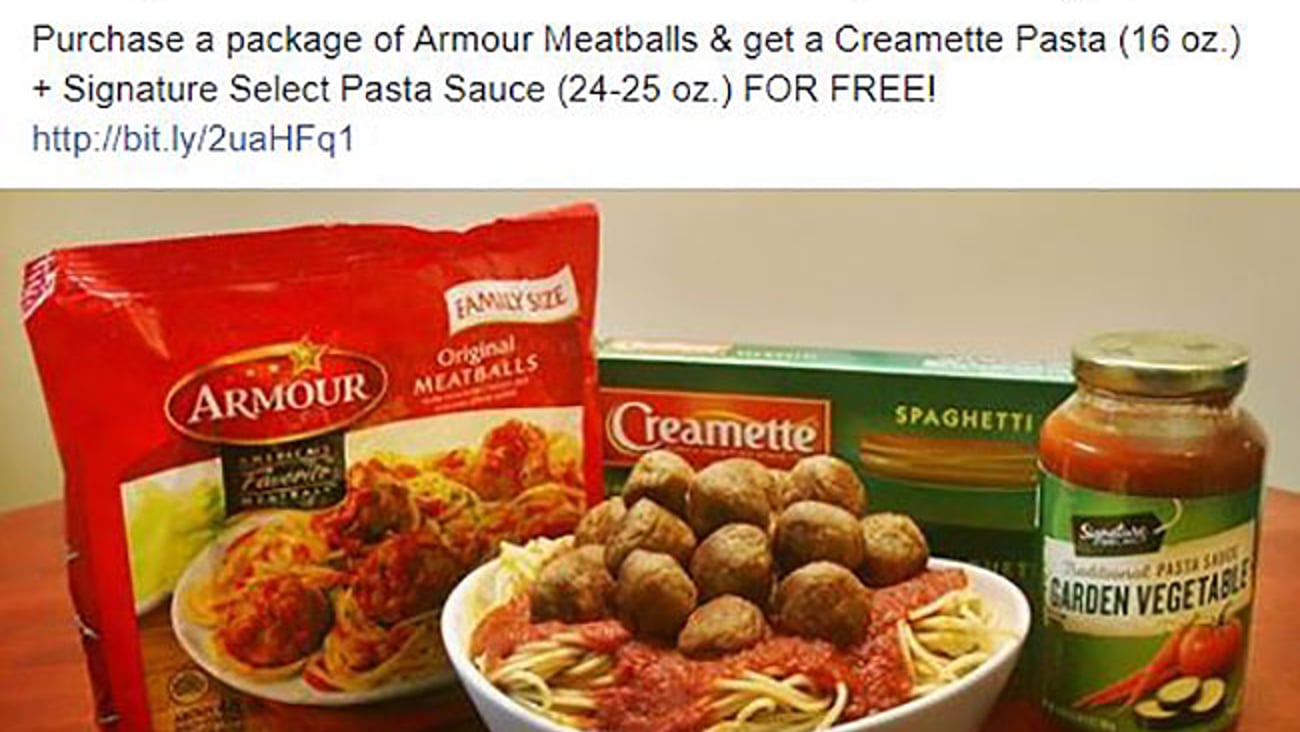 Jewel-Osco #NationalPastaDay Facebook Update