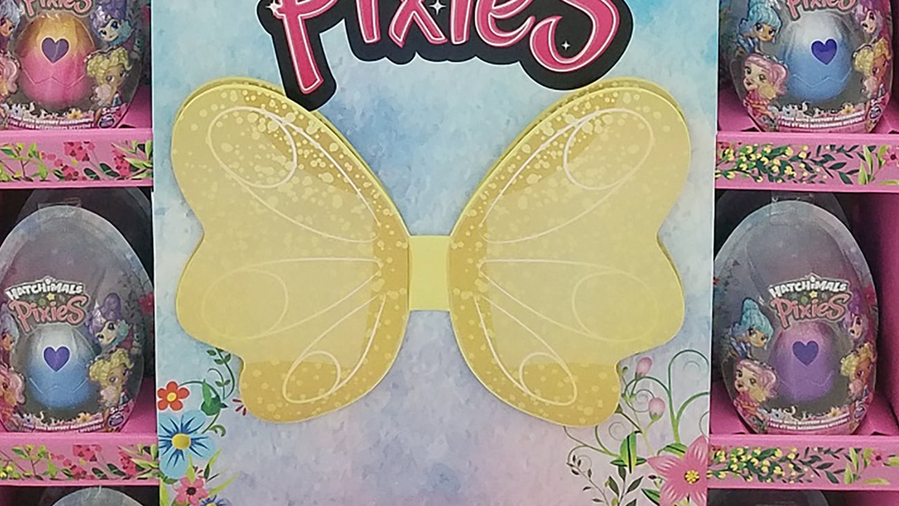 Hatchimals Walmart 'Pixies Drop-in' Endcap Display