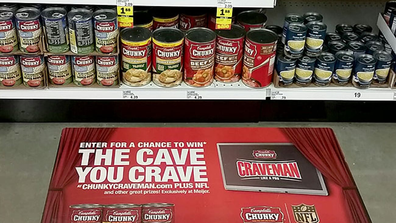 Chunky Meijer 'Craveman' Floor Cling