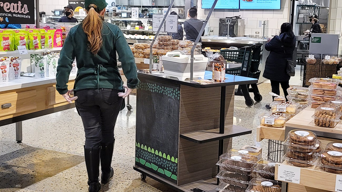 Whole Foods Sampling Station