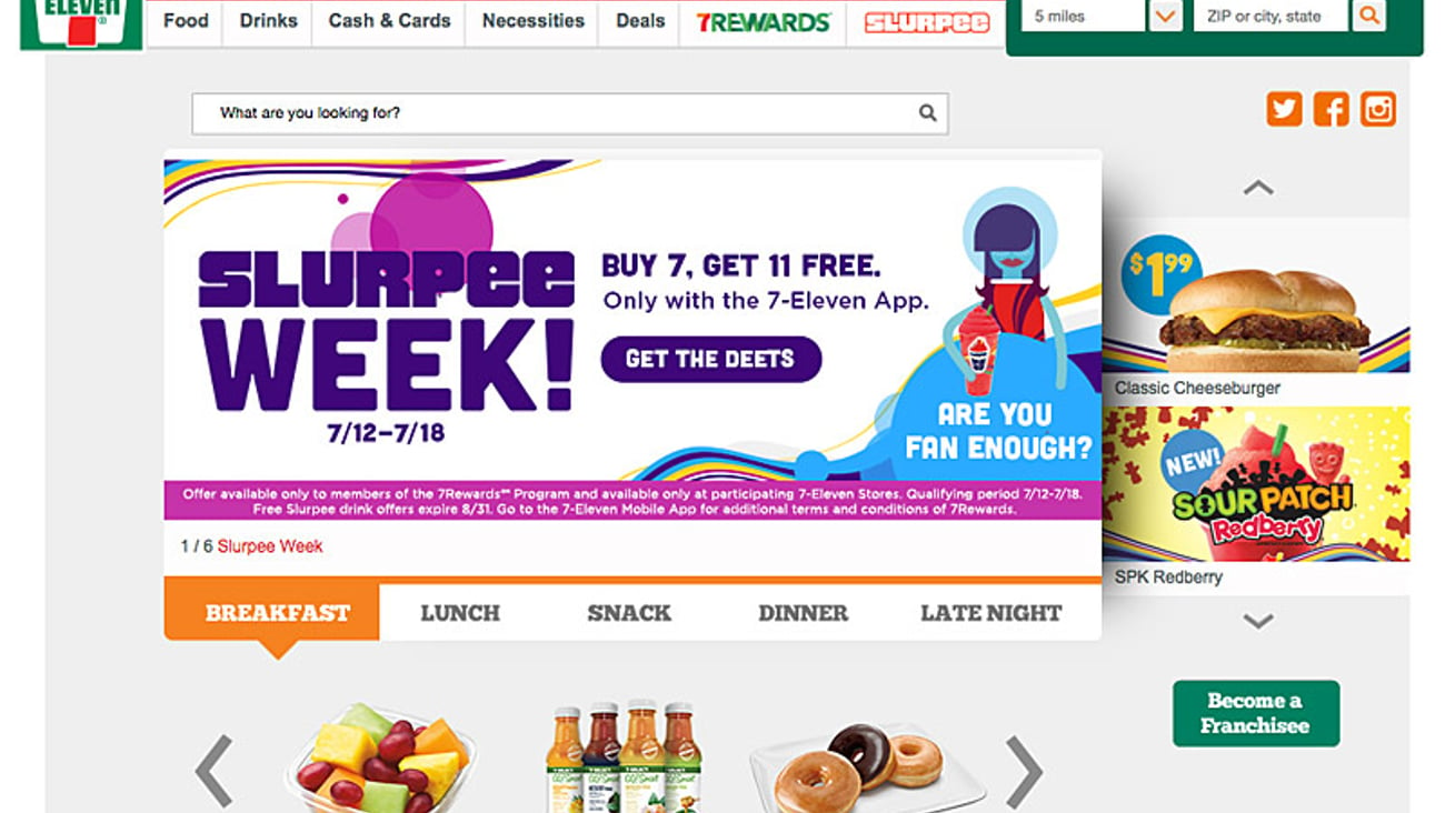 7-Eleven ‘Slurpee Week’ Carousel Ad