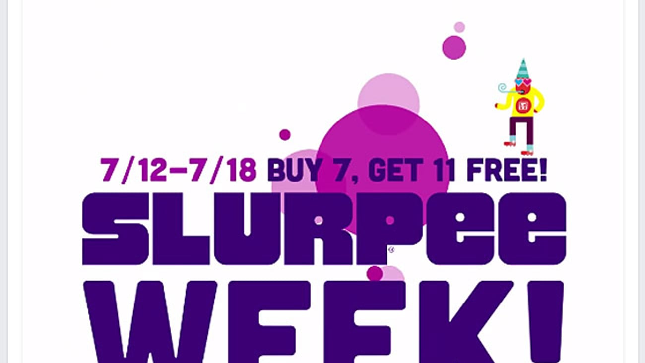 7-Eleven ‘Slurpee Week’ Facebook Update