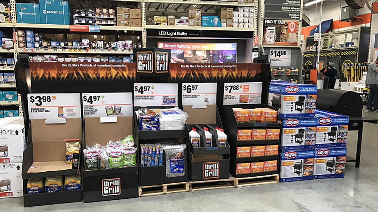 Home Depot 'Thrill of the Grill' Pallet Train