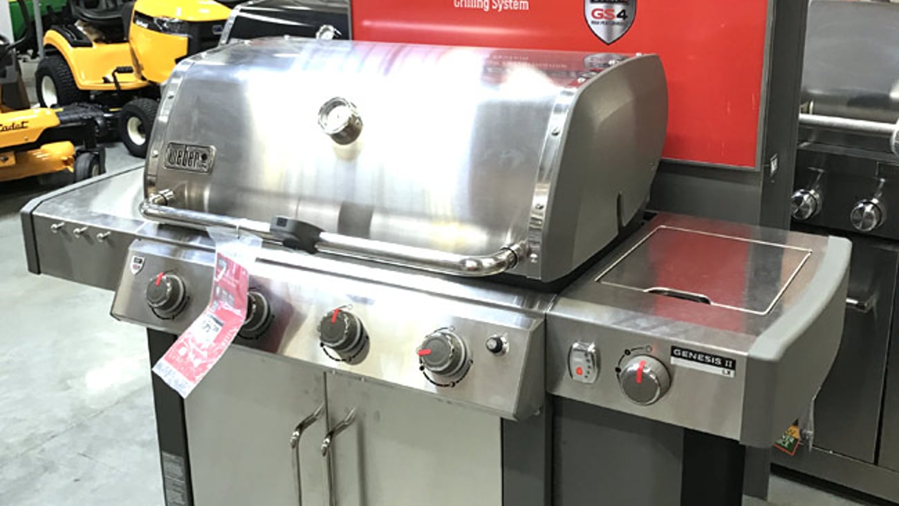 Weber Genesis II Home Depot Endcap