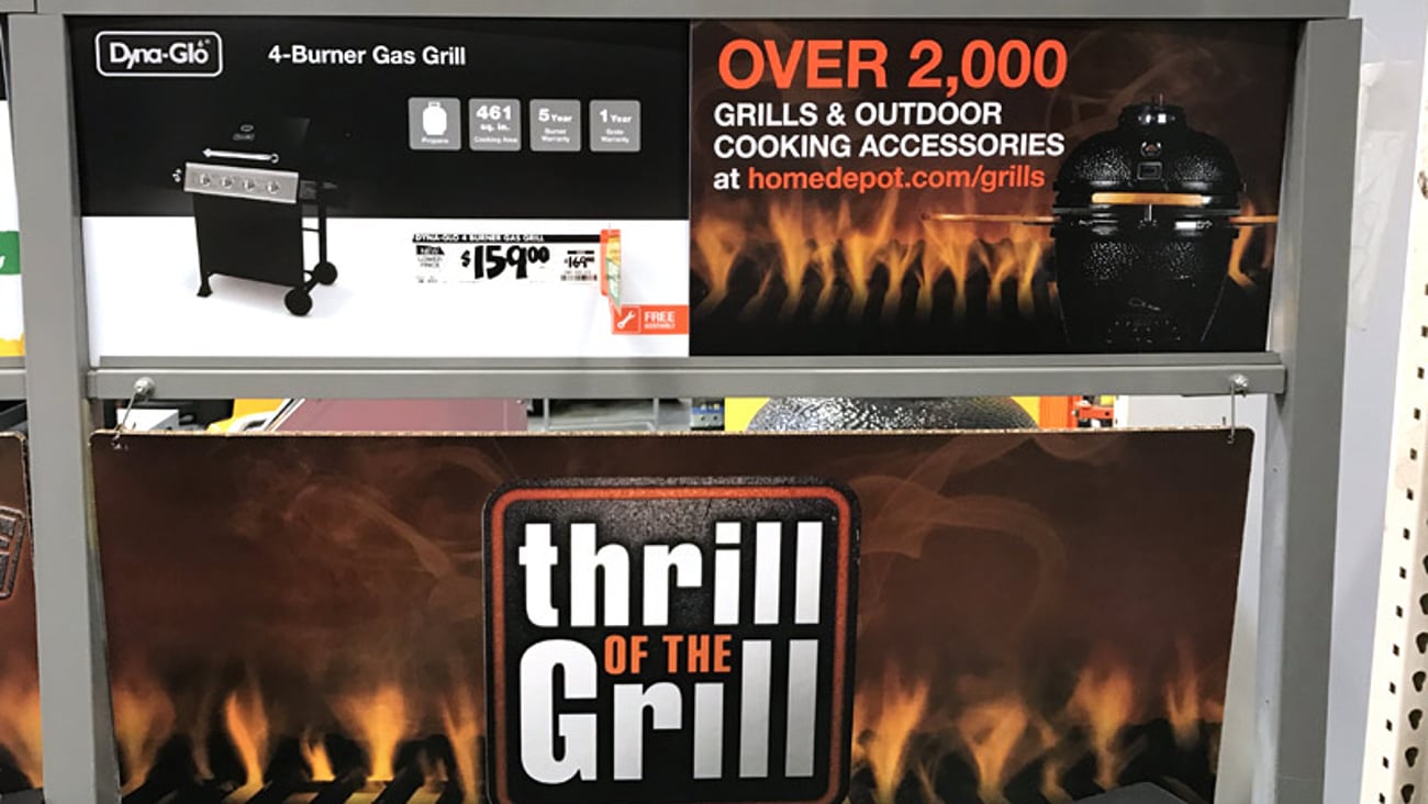Dyna-Glo Home Depot 'Thrill of the Grill' Header