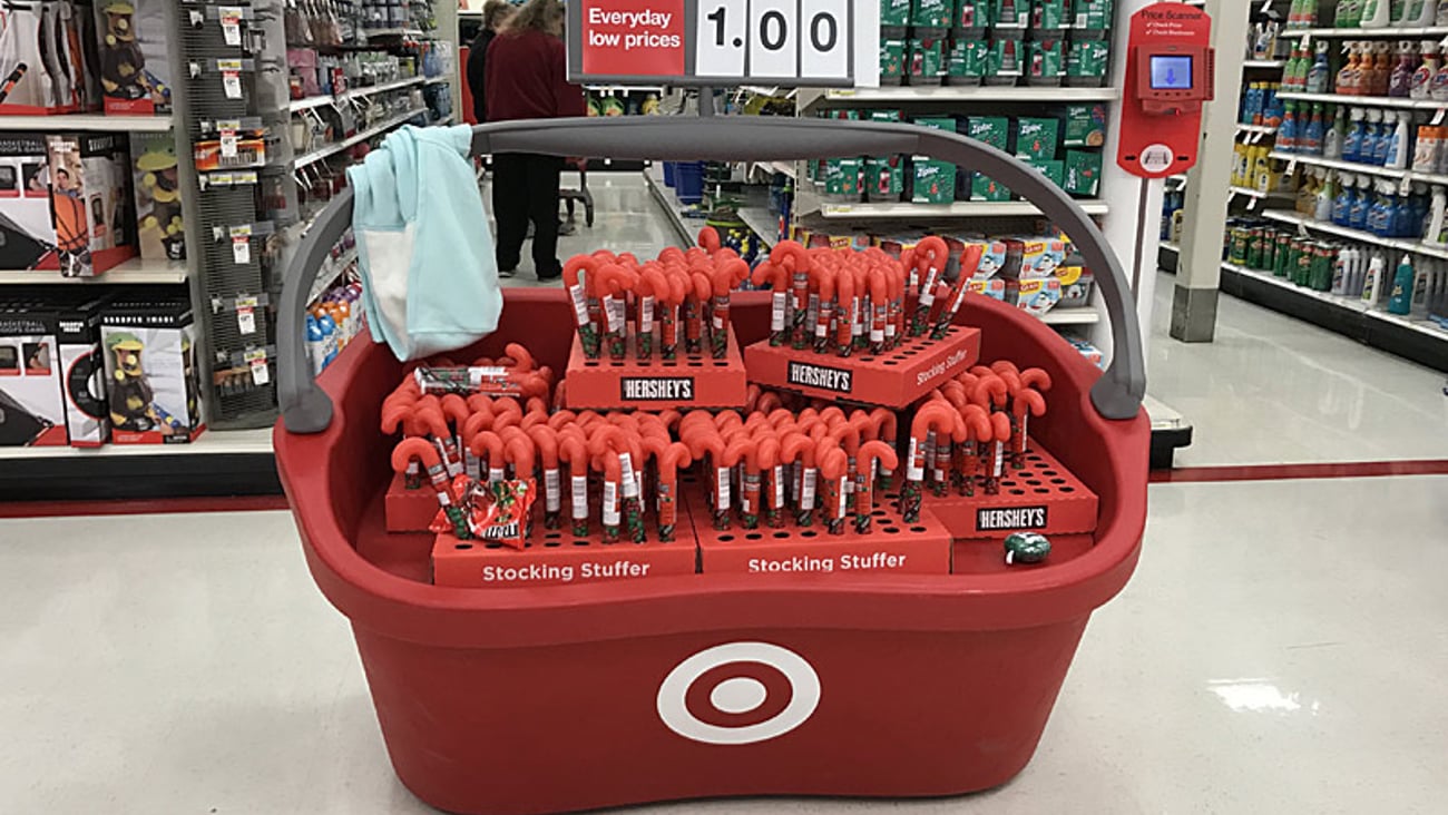 Hershey's Target Basket Floorstand