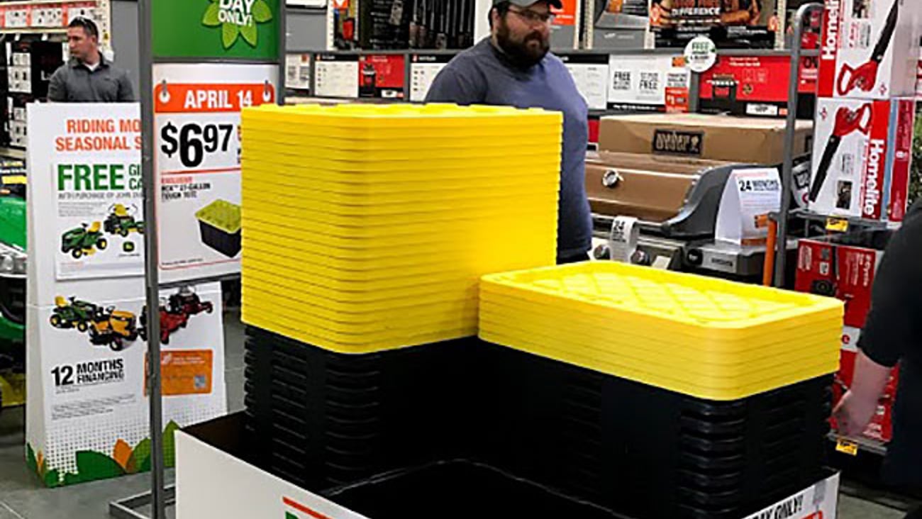 Home Depot 'Daily In-Store Savings' Pallet Wrap