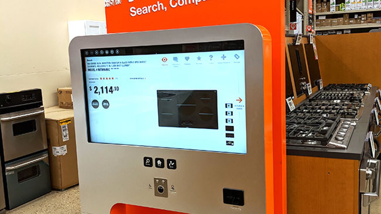 Home Depot 'Appliance Finder' Kiosk