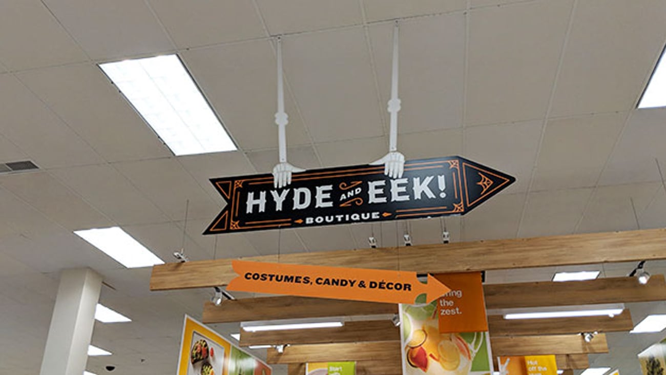 Target 'Hyde and Eek Boutique' Ceiling Sign