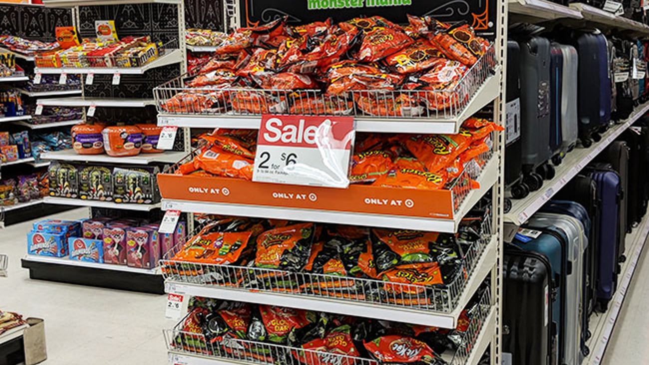 Reese's 'Monster Mania' Target Endcap