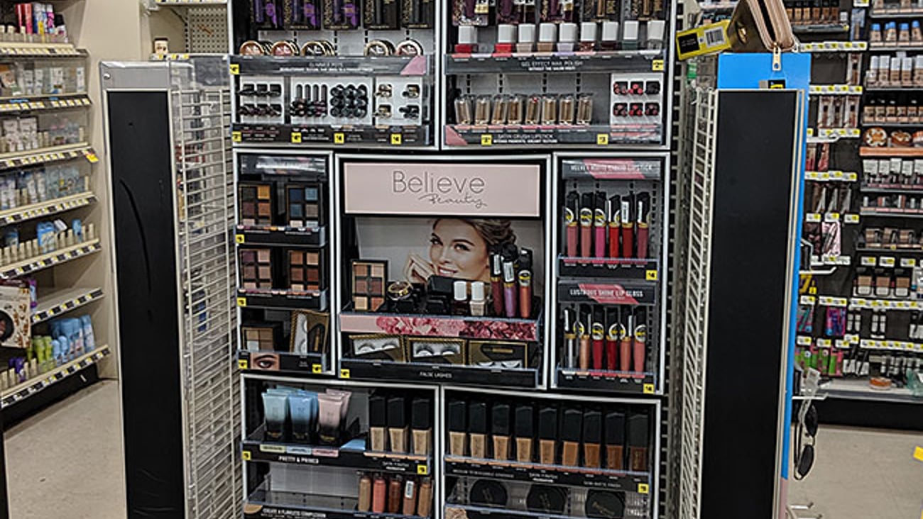 Believe Beauty Endcap