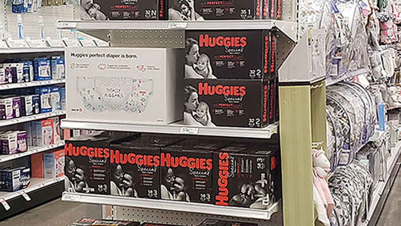 Huggies Special Delivery Target Endcap