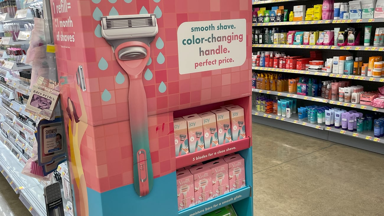 Joy Walmart 'Color-Changing Handle' Endcap