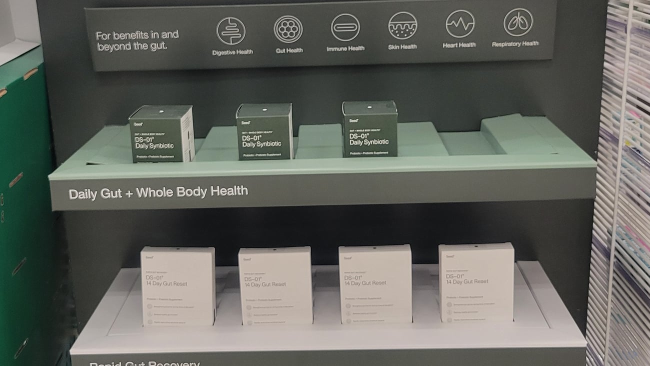 Target Seed 'Probiotics for Whole Body Health' Endcap