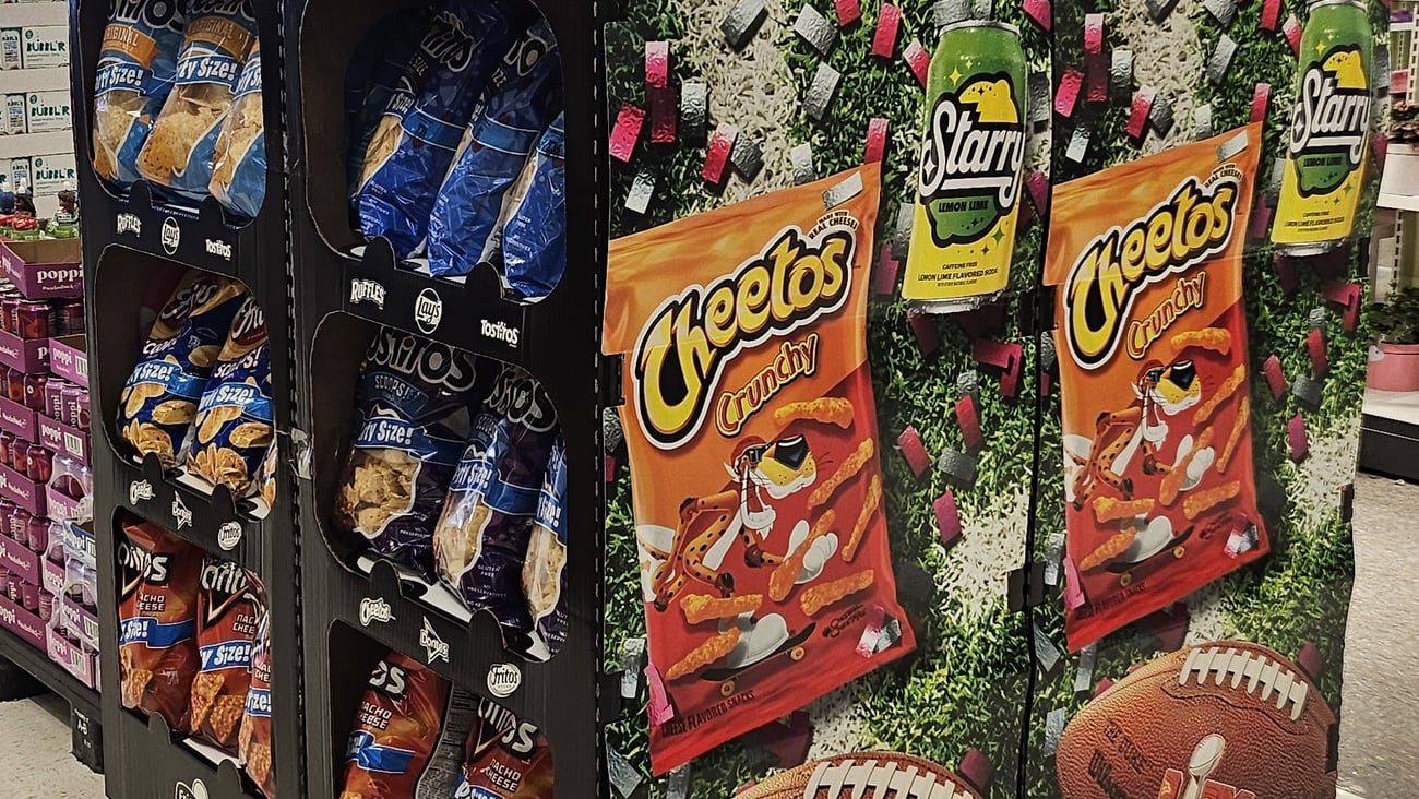Frito-Lay 'Mores Smiles with Every Bite' Pallet Display