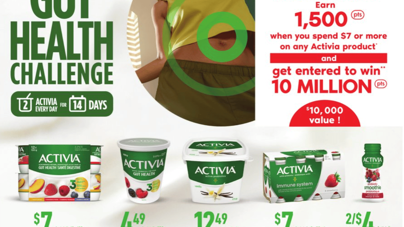 Loblaws Activia 'Gut Health Challenge' Feature