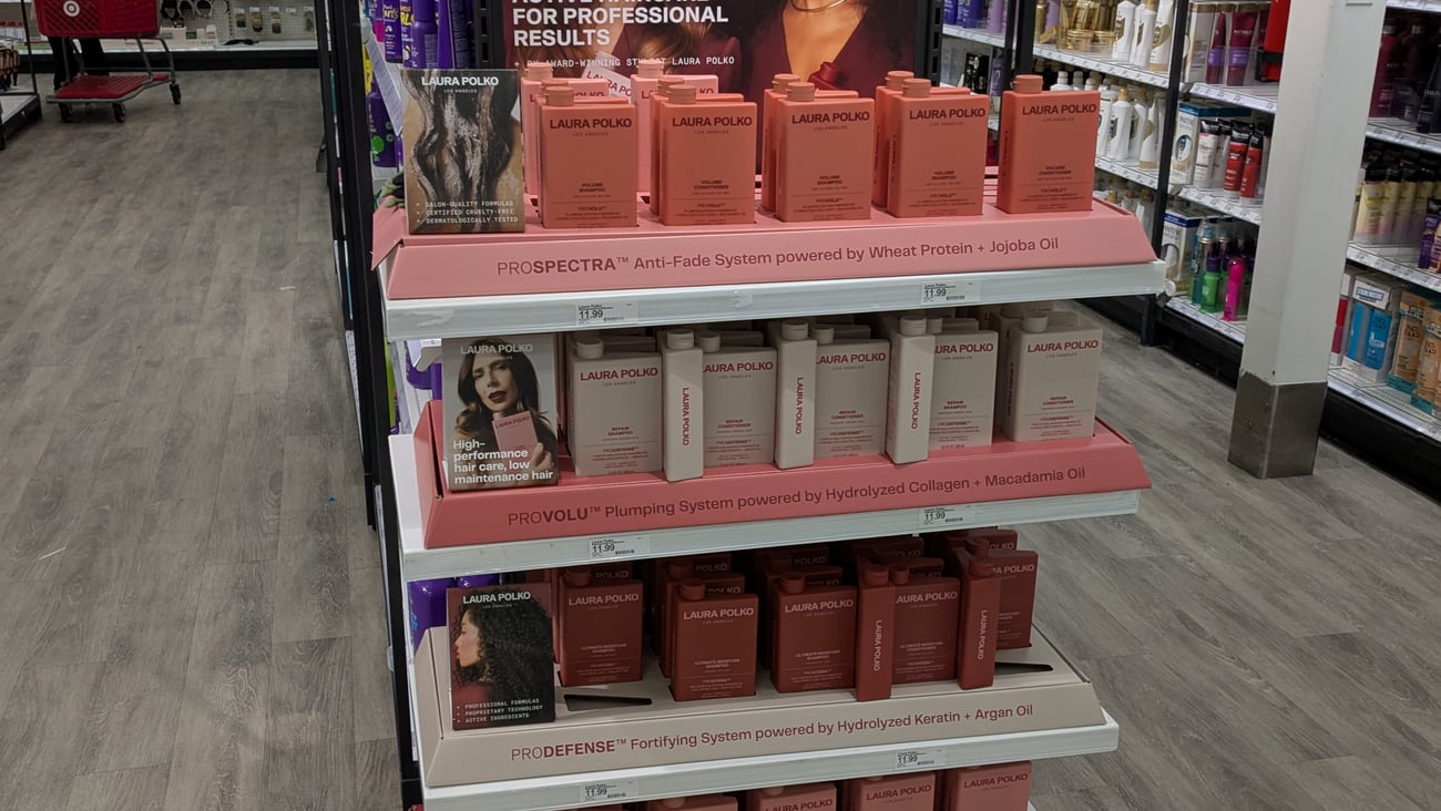 Target Laura Polko Los Angeles 'Professional Results' Endcap