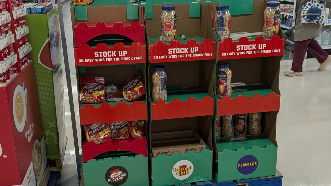 Hormel Foods 'Here for the Snacks' Pallet Display 