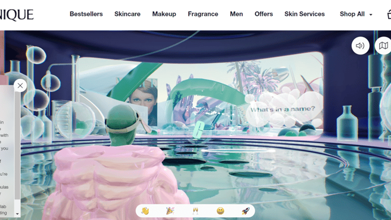 Clinique launches gamified virtual storefront, Clinique Lab, in 2023.