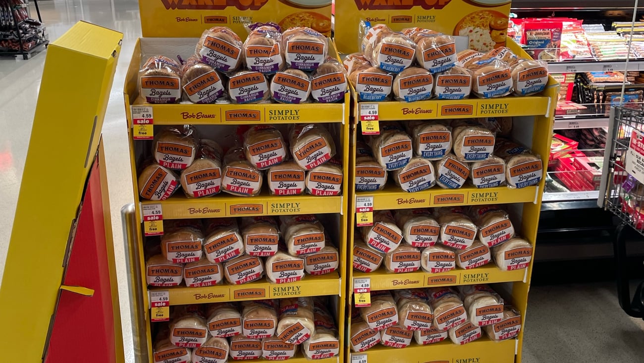 Bob Evans Thomas' 'Worth the Wake-Up' Floorstands