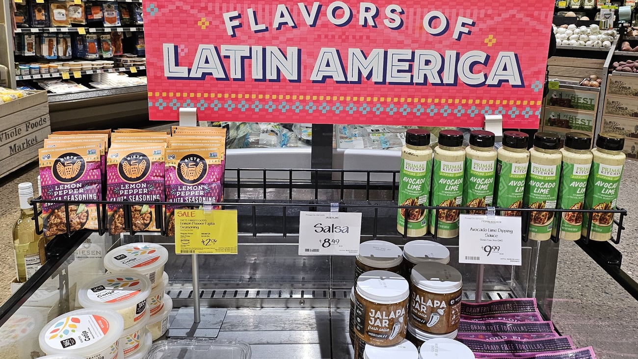 Whole Foods 'Flavors of Latin America' Refrigerated Display