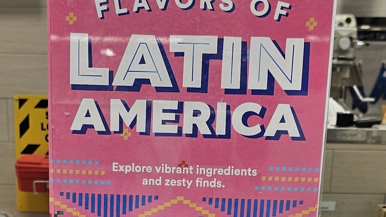 Whole Foods 'Flavors of Latin America' Counter Sign