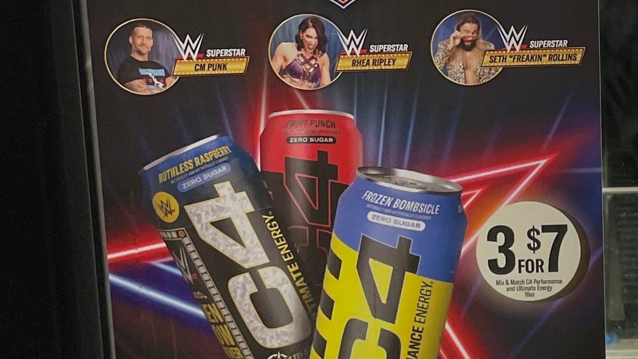 7-Eleven C4 'Win a Trip to Wrestlemania' Cooler Cling
