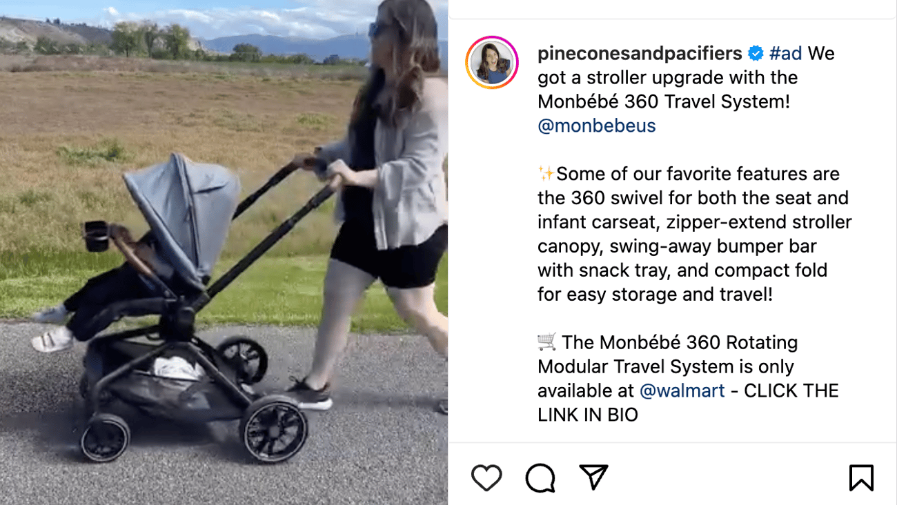 Monbebe 360 Travel System Walmart Instagram Update