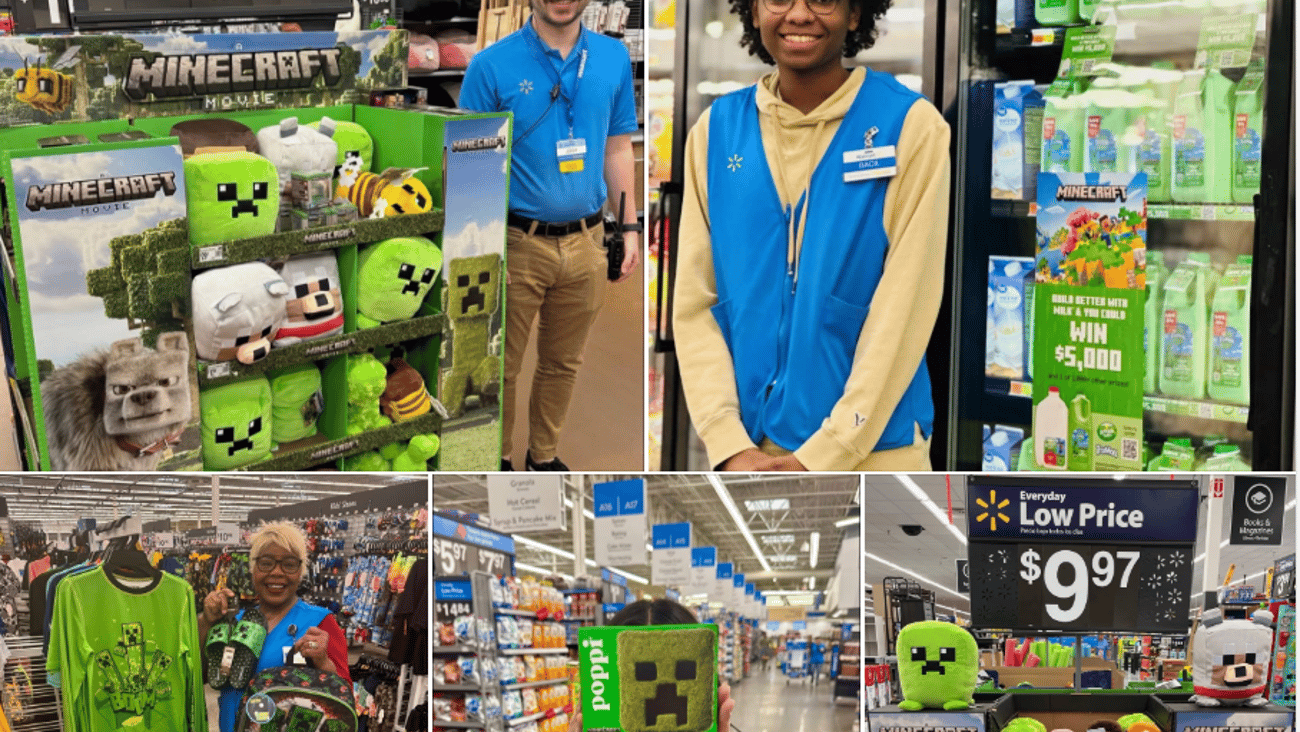 Walmart Minecraft 'Block Party' Facebook Update