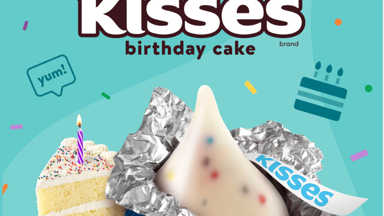 Hershey Kisses Birthday Cake Facebook Update