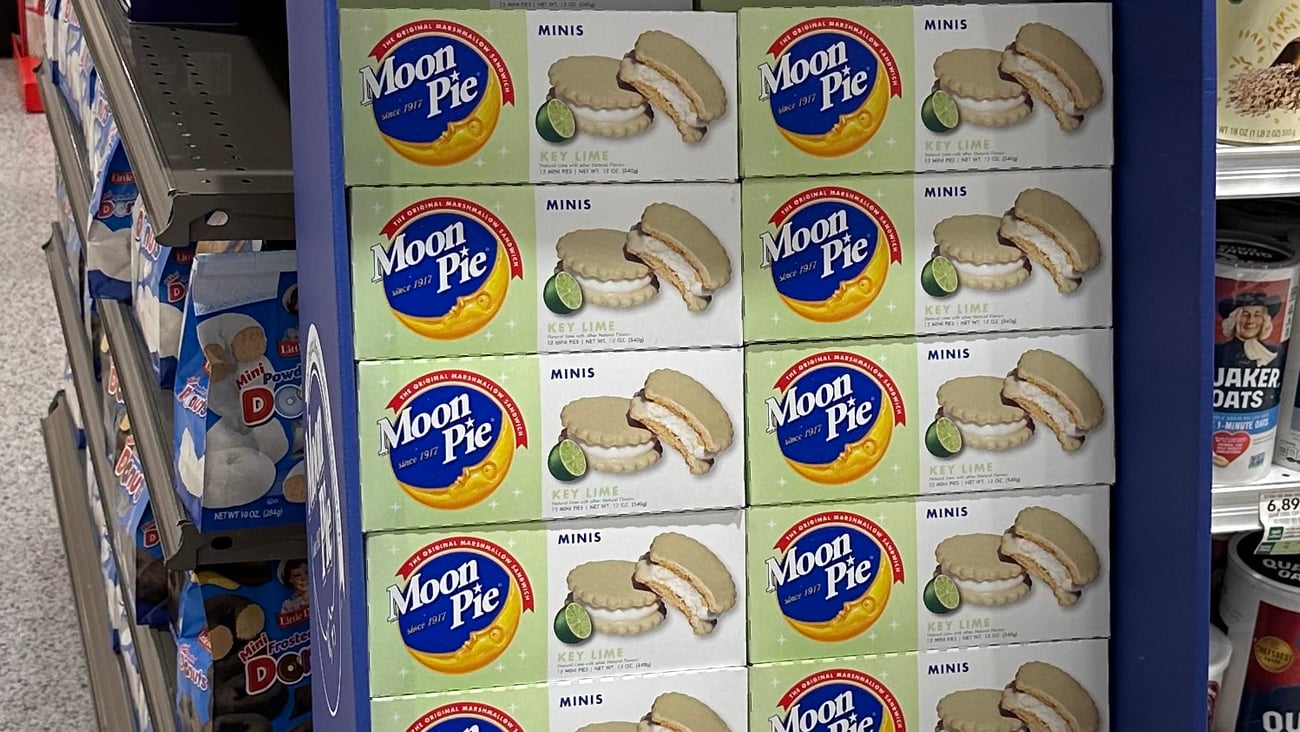 MoonPie Key Lime Publix Floorstand