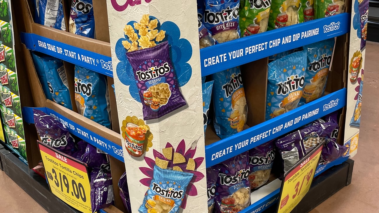 Tostitos 'Countdown to Cinco' Pallet Display