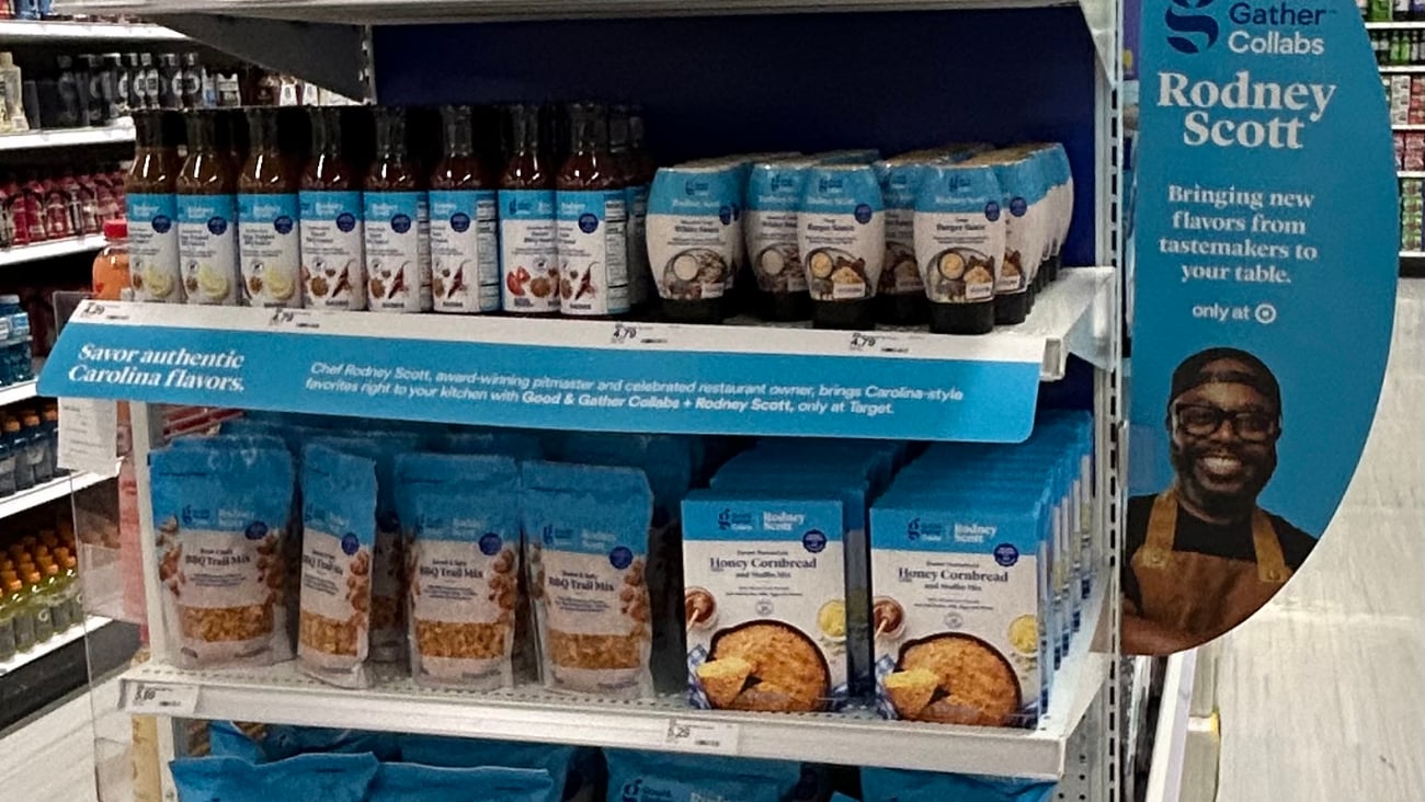 Target Good & Gather Collabs Rodney Scott Endcap