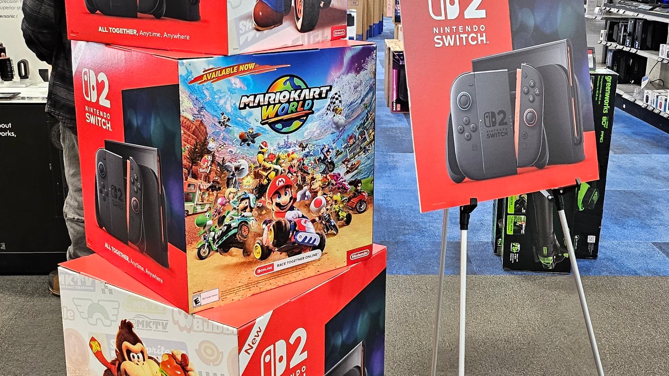 Nintendo Switch 2 Aisle Display