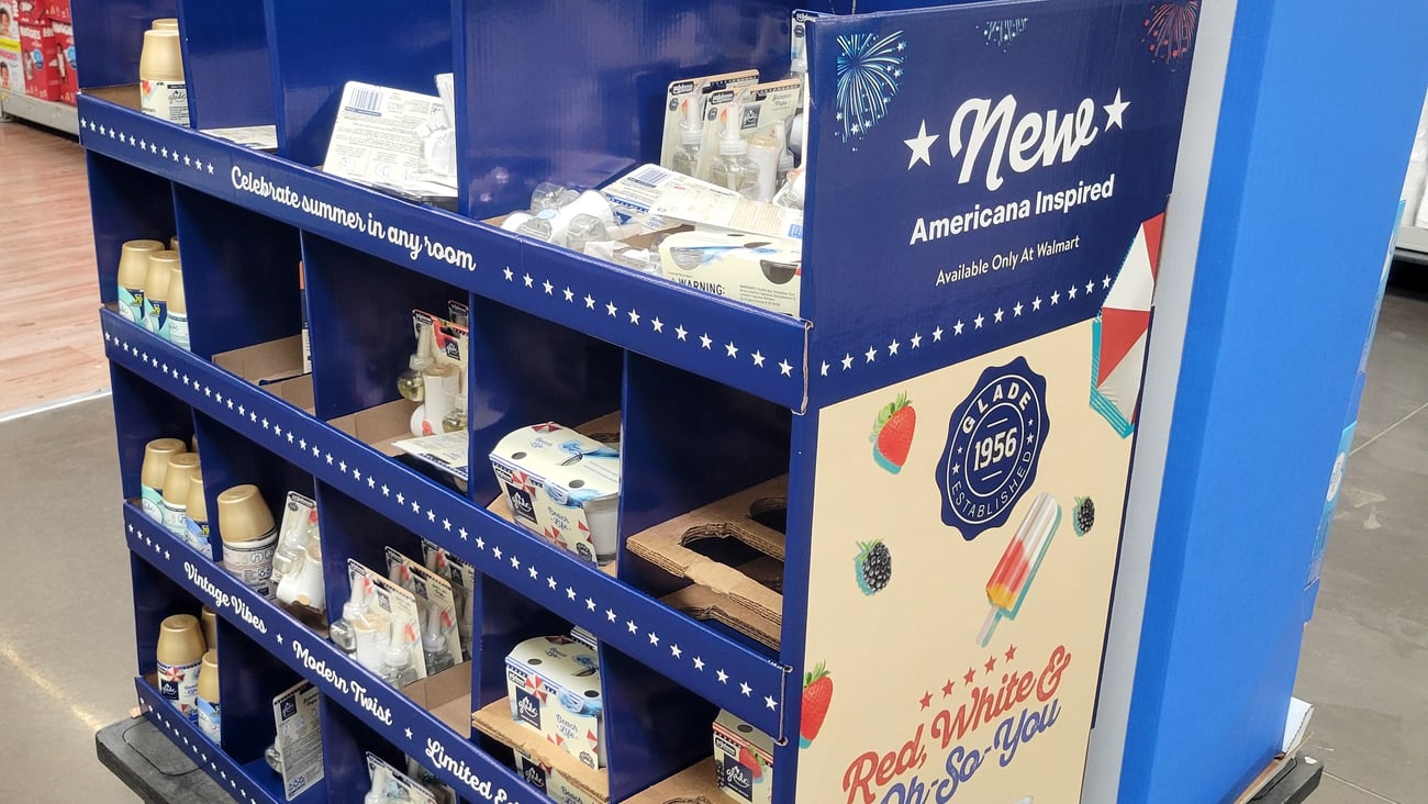 Walmart Glade Americana Half Pallet