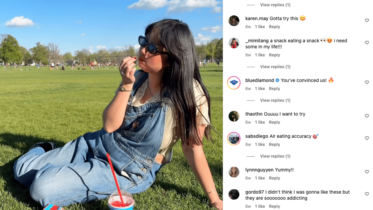 Blue Diamond x Cherry Slurpee 7-Eleven Instagram Updates