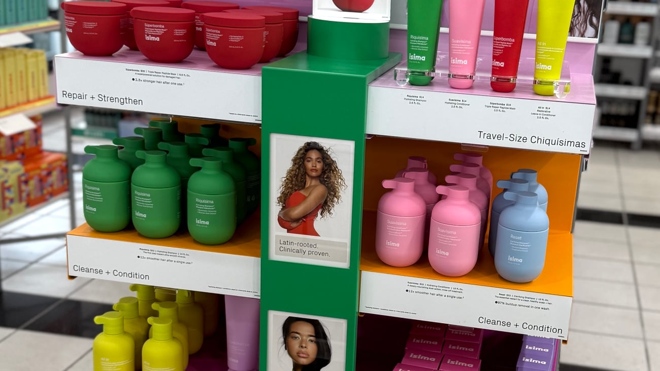 Ulta Isima 'Expect More for Your Hair' Display Fixture