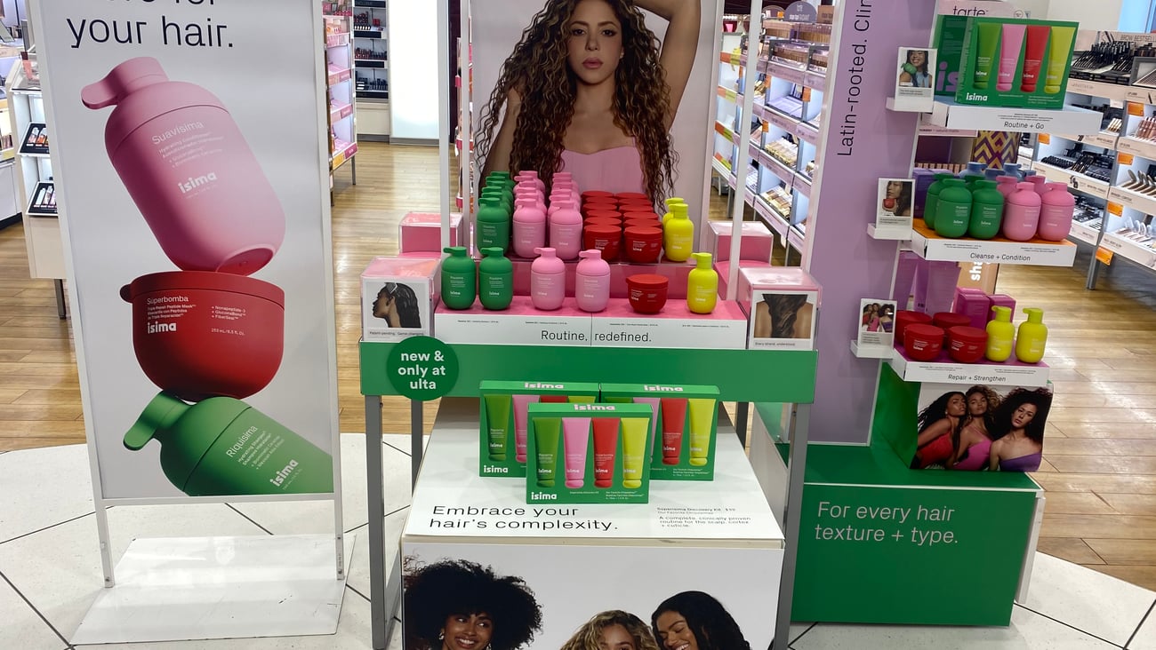 Ulta Isima Lobby Display