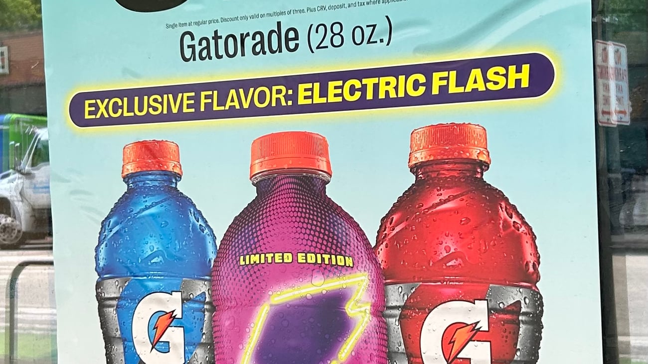 7-Eleven Gatorade Electric Flash Window Poster