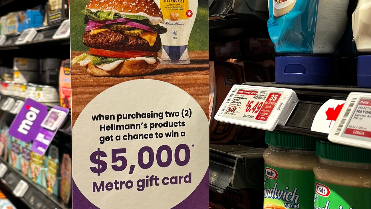 Cafe William Metro 'Win Free Coffee for Life' Violator