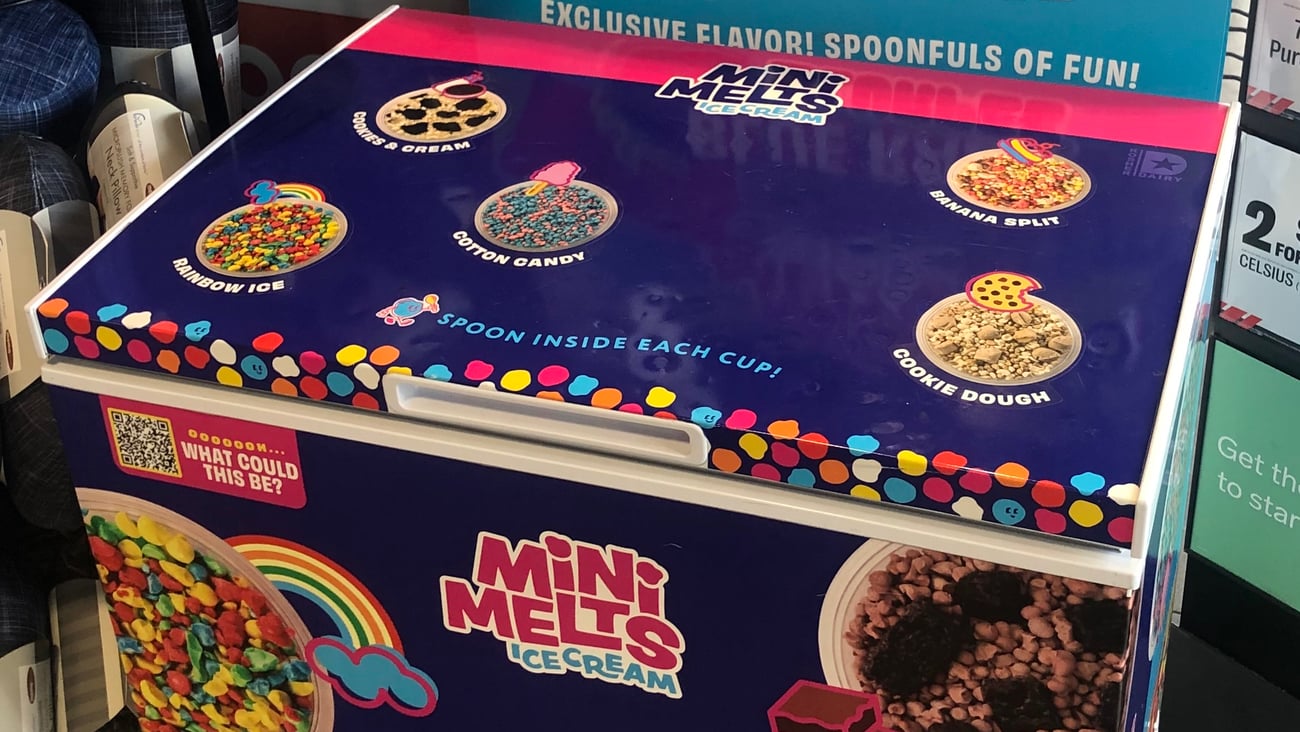 7-Eleven Mini Melts Blue Raz Slurpee Cooler