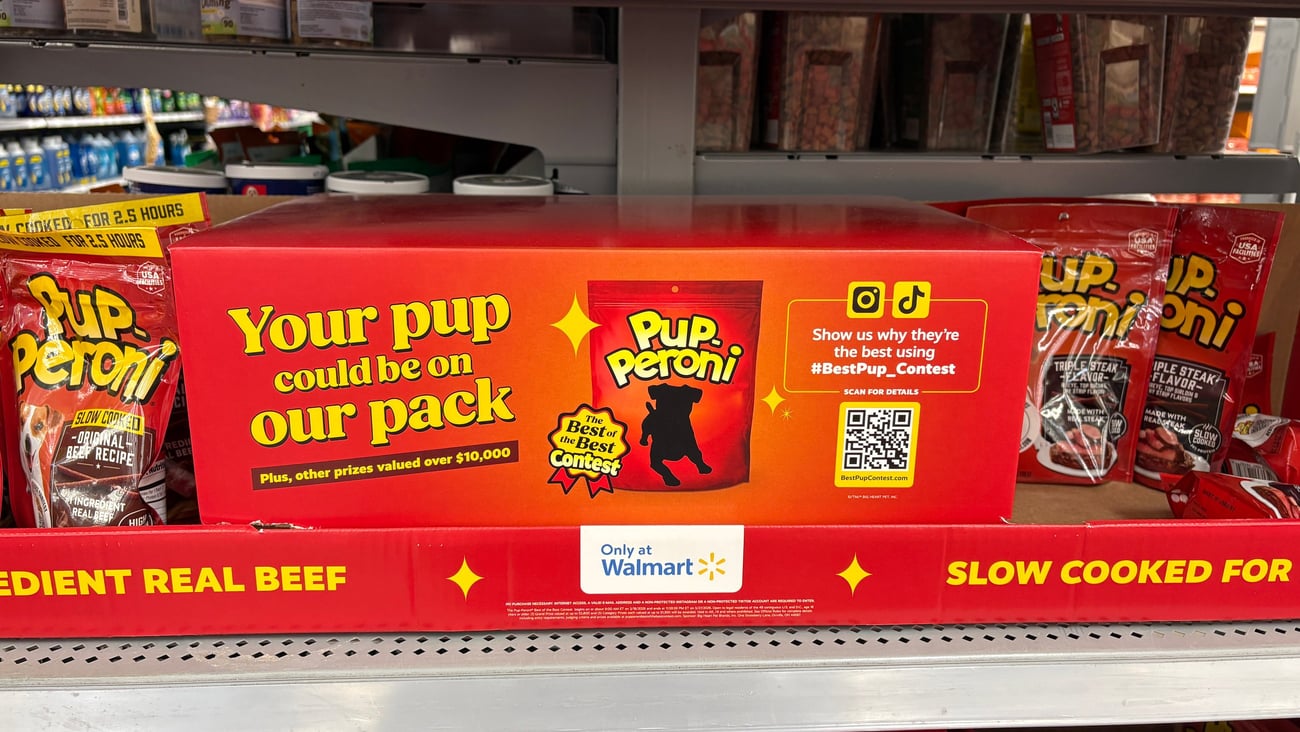 Walmart Pup-Peroni Shelf Tray Teaser